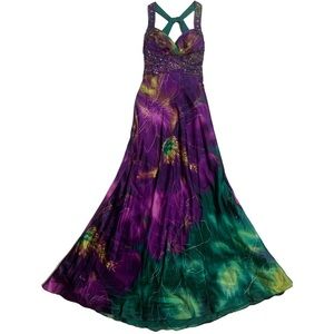 NV Couture Dresses | Prom or Wedding Gown! | Color: Green/Purple | Size: 8